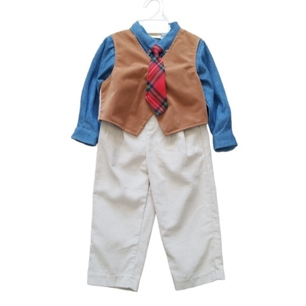 Vintage Little Bitty Boy 4 Piece Set Sz. 24 M Boys NWT